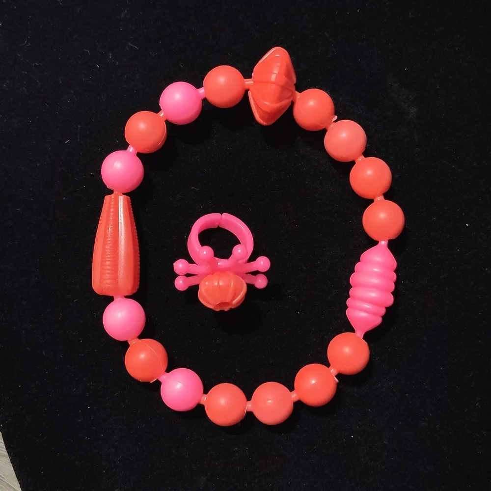 🆕Take Apart Fidget Beaded Bracelet &Ring Set